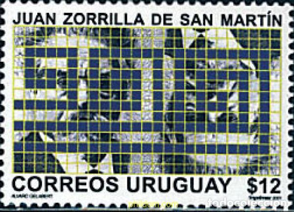 Briefmarken: 80876 MNH URUGUAY 2001 HOMENAJE A JUAN ZORRILLA DE SAN MARTIN