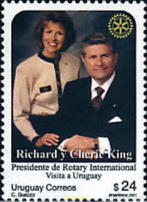 Briefmarken: 80875 MNH URUGUAY 2001 VISITA DEL PRESIDENTE DE ROTARY INTERNATIONAL