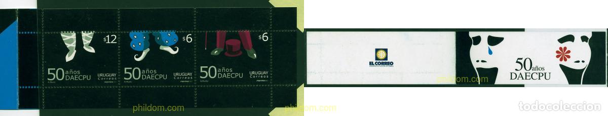 Sellos: 1758 MNH URUGUAY 2002 50 A&Ntilde;OS DE LA ASOCIACION DE DIRECTORES ASOCIADOS DE ESPECTACULOS CARNAVALESC