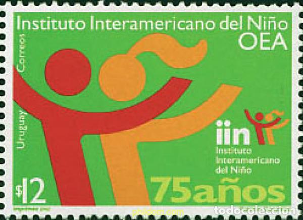 Timbres: 99985 MNH URUGUAY 2002 INSTITUTO INTERAMERICANO DEL NI&Ntilde;O