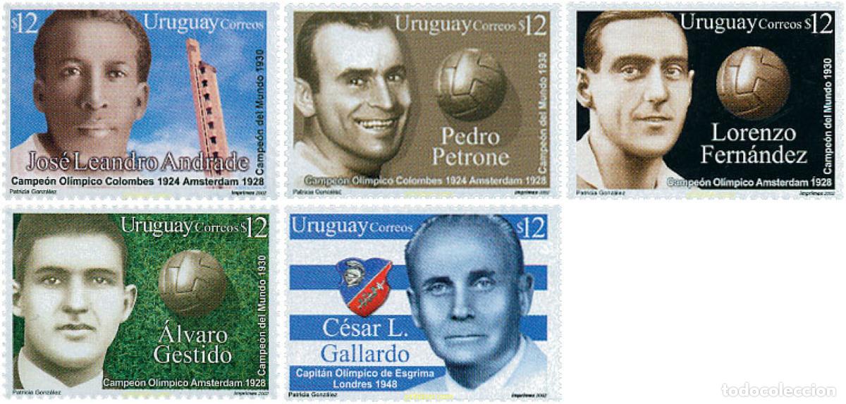 Stamps: 139317 MNH URUGUAY 2002 CAMPEONES OLIMPICOS