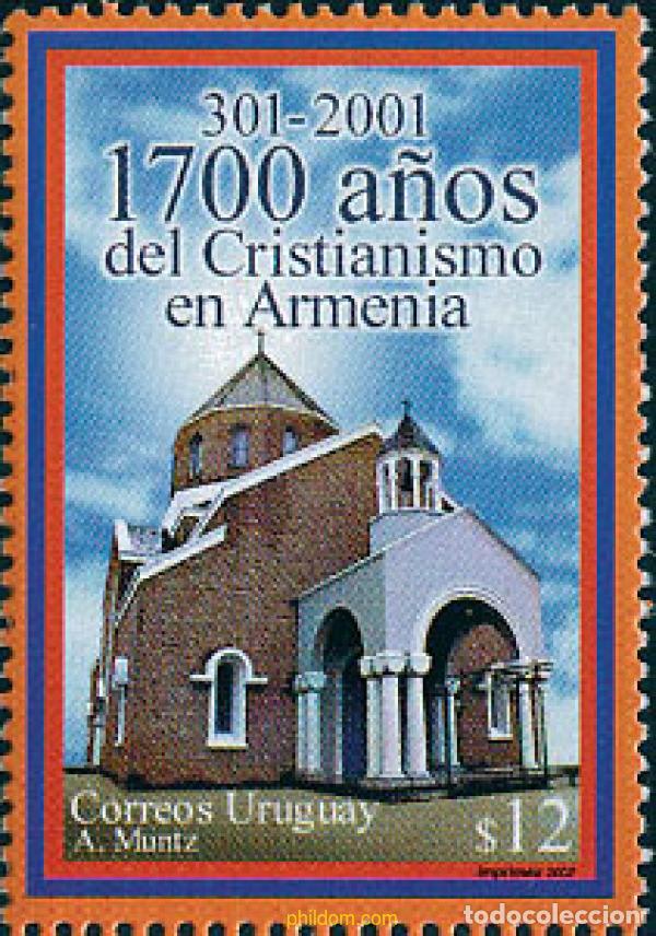 Selos: 101869 MNH URUGUAY 2002 1700 ANIVERSARIO DE LA CONVERSION DE ARMENIA AL CRISTIANISMO