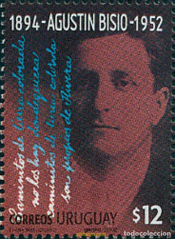 Selos: 101871 MNH URUGUAY 2002 50 ANIVERSARIO DE LA MUERTE DE AGUSTIN BISIO
