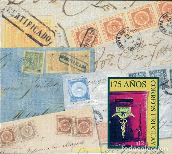 Stamps: 103533 MNH URUGUAY 2002 175 ANIVERSARIO DEL CORREO DE URUGUAY