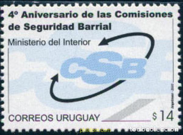 Sellos: 136945 MNH URUGUAY 2003 4 ANIVERSARIO DE LAS CSB
