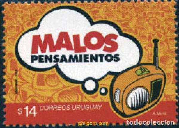 Sellos: 136953 MNH URUGUAY 2003 MALOS PENSAMIENTOS