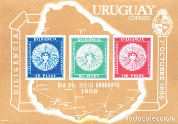 Sellos: 139124 MNH URUGUAY 1969 DIA DEL SELLO