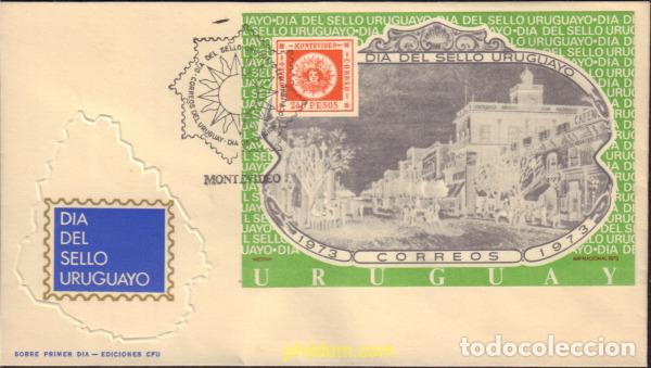 Sellos: 540240 MNH URUGUAY 1973 DIA DEL SELLO