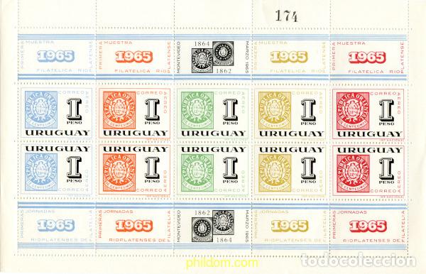 Sellos: 367663 MNH URUGUAY 1965 1 MUESTRA FILATELICA RIO-PLATENSE