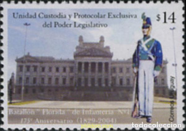 Sellos: 155303 MNH URUGUAY 2004 175 ANIVERSARIO DEL BATALLON FLORIDA