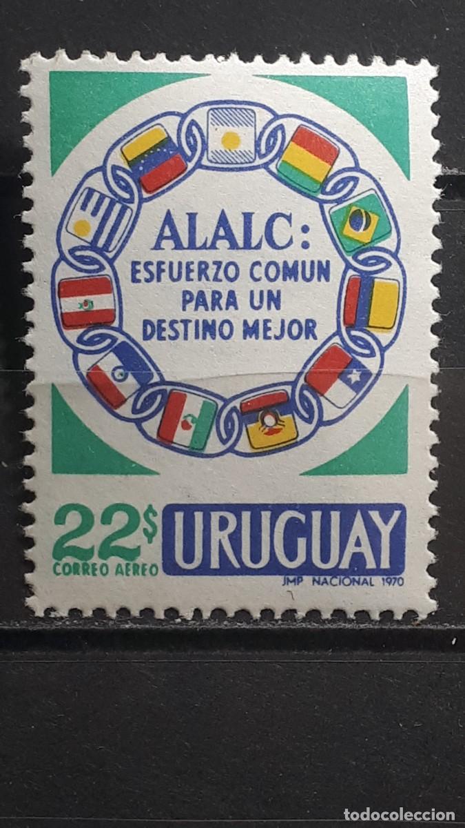 Sellos: URUGUAY. A&Ntilde;O 1970. **. EDIFIL a&eacute;reo 371