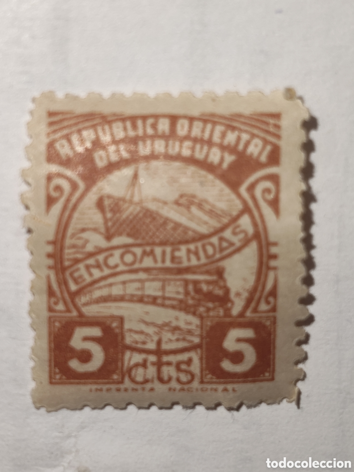 Sellos: Sello de Uruguay transportes 1938 usado