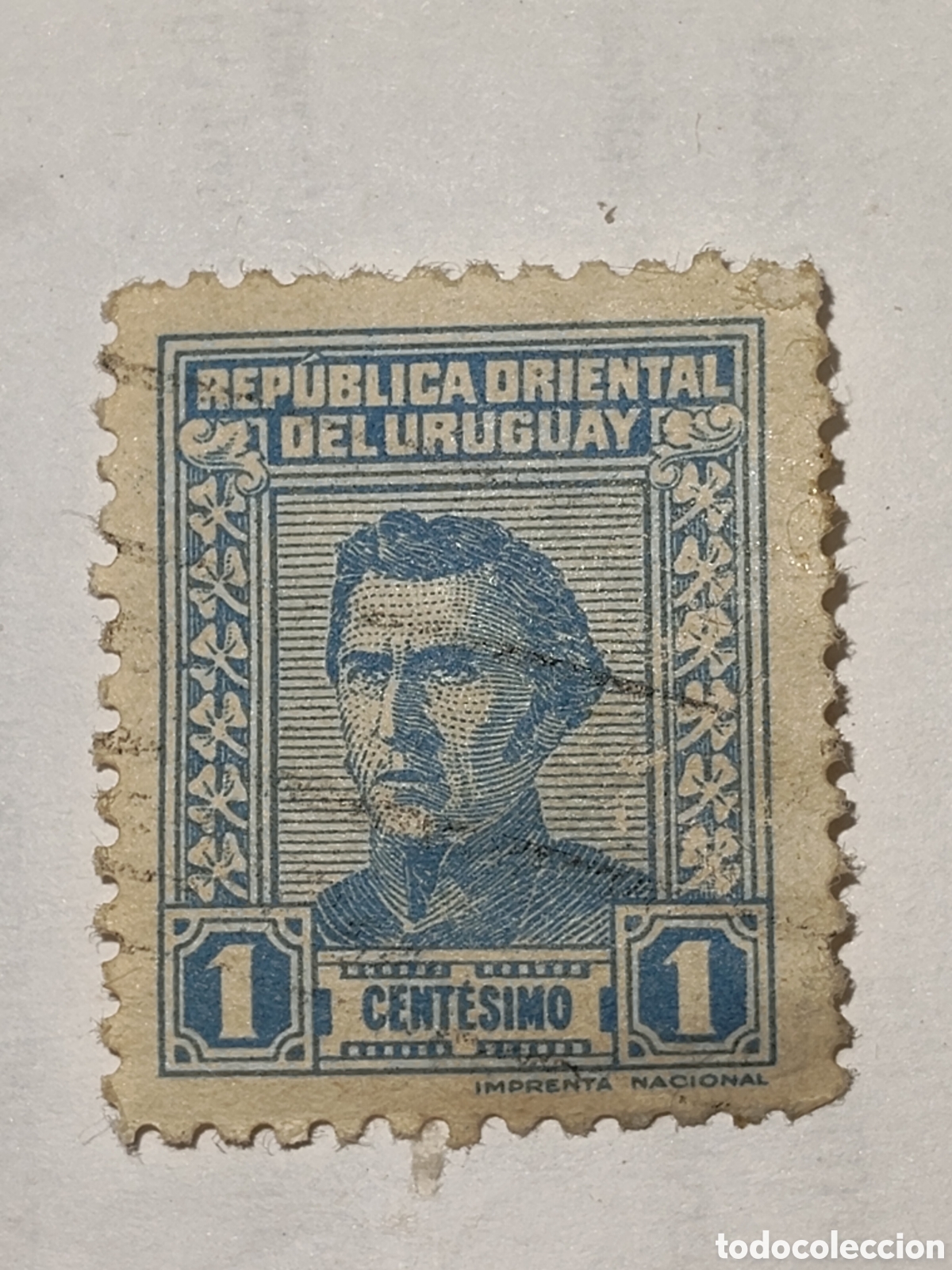 Sellos: Sello de Uruguay Gral Jos&eacute; Artigas 1948 usado
