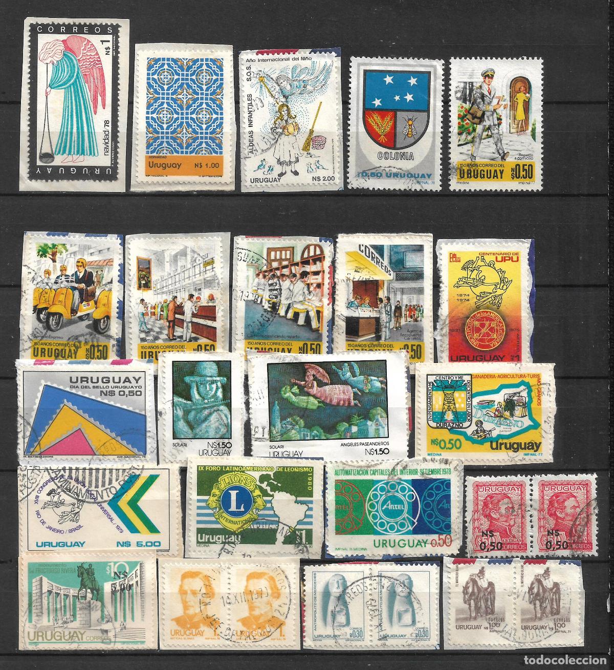 Sellos: uruguay lote 26 sellos usados - 1/10