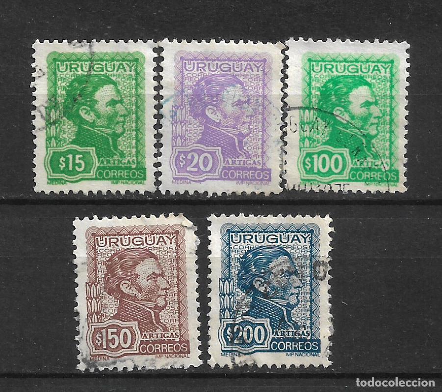 Sellos: uruguay 1972-74 general Jose Artigas sellos usados- 19/31