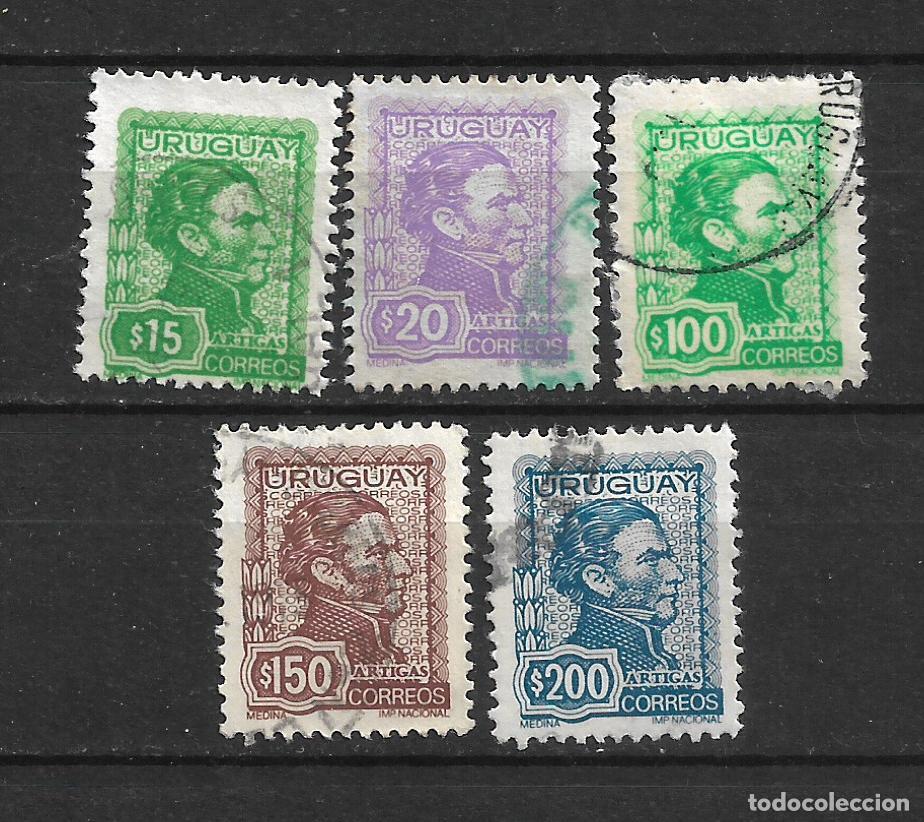 Sellos: uruguay 1972-74 general Jose Artigas sellos usados- 19/31