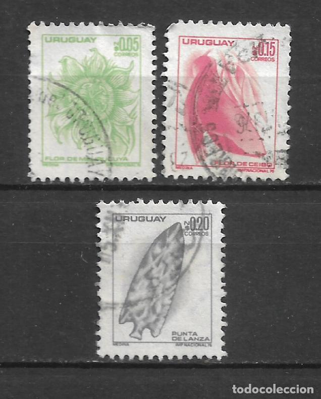 Sellos: uruguay 1976 # 949/951 usados- 19/32