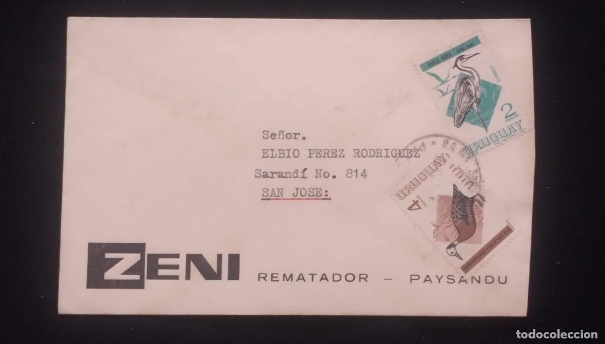 Sellos: TS) CIRCA 1980 URUGUAY, WITH WILDLIFE STAMPS,CIRCULATE COVER,VF.