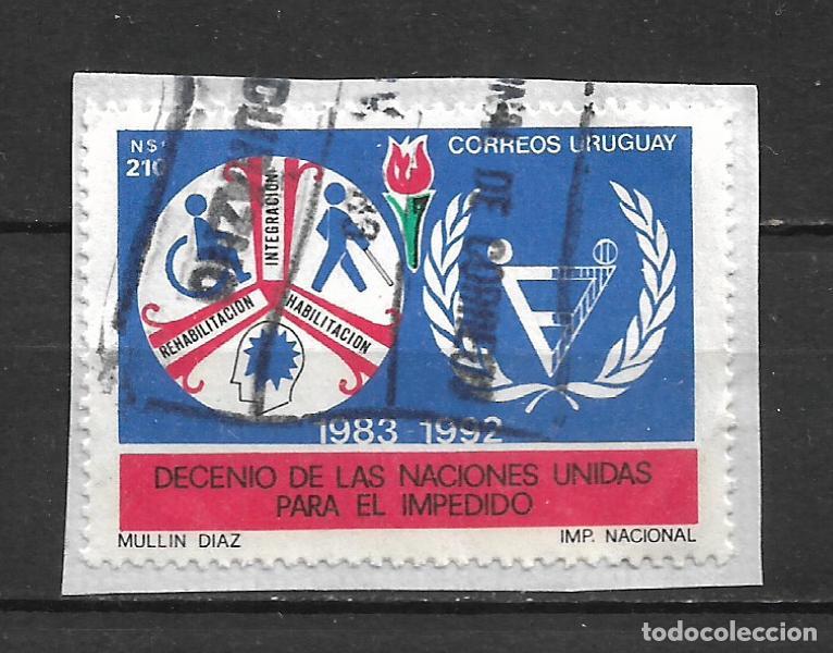 Sellos: uruguay 1992 sello usado - 19/48