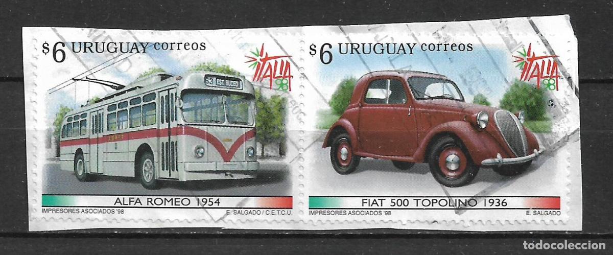 Sellos: uruguay 1998 # 1749 c-d usado - 20/1