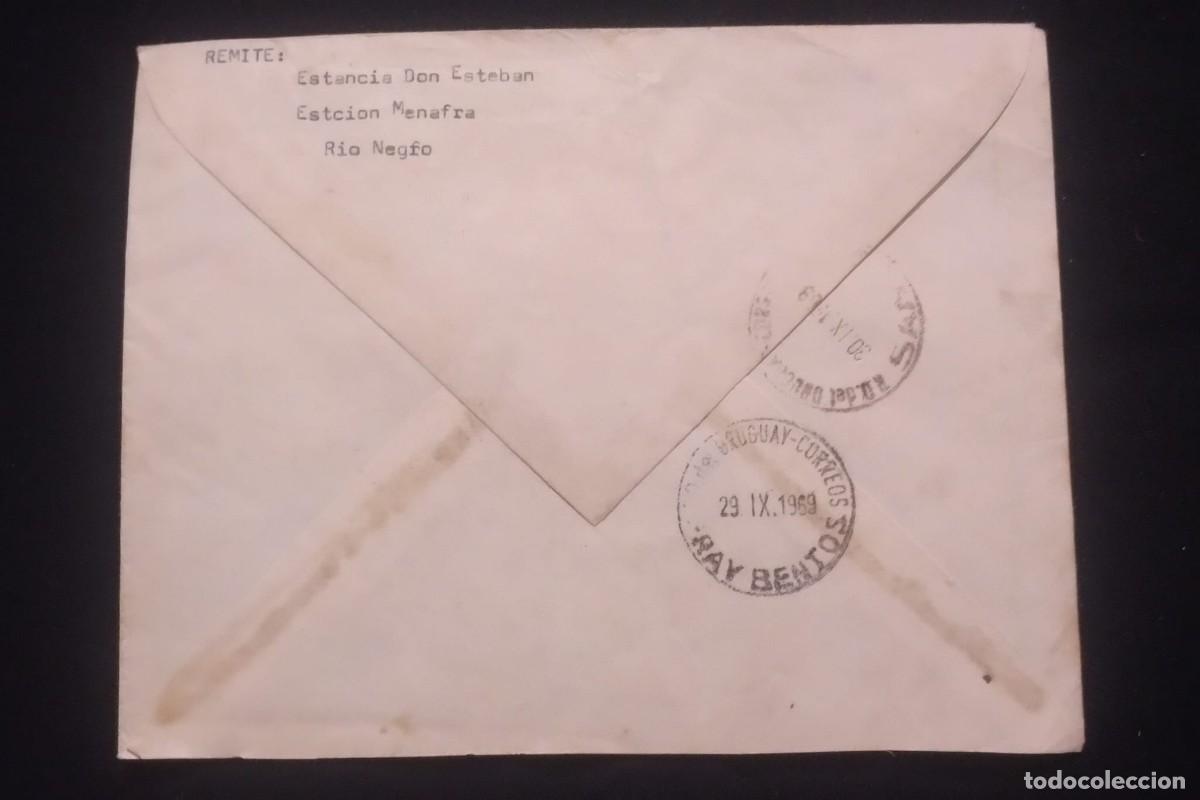 Sellos: TS 1969 URUGUAY, CIRCULATE COVER.