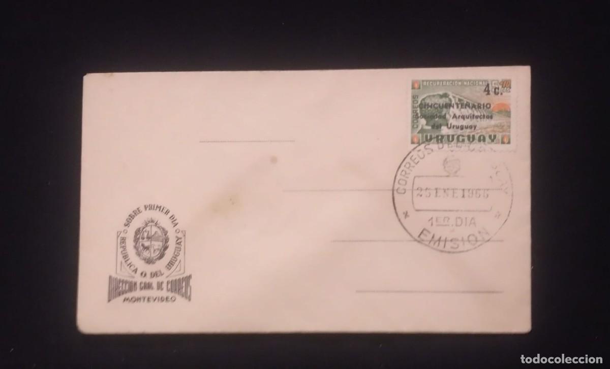 Sellos: TS) 1966 URUGUAY, FDC, CIRCULATE COVER,VF.