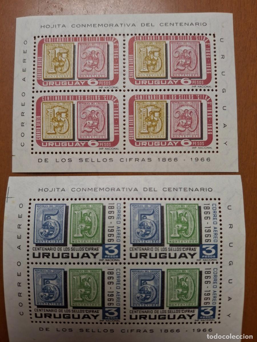 Selos: HB662 HOJITAS BLOQUE de URUGUAY en NUEVO ideal para tematicas (leer descripcion)
