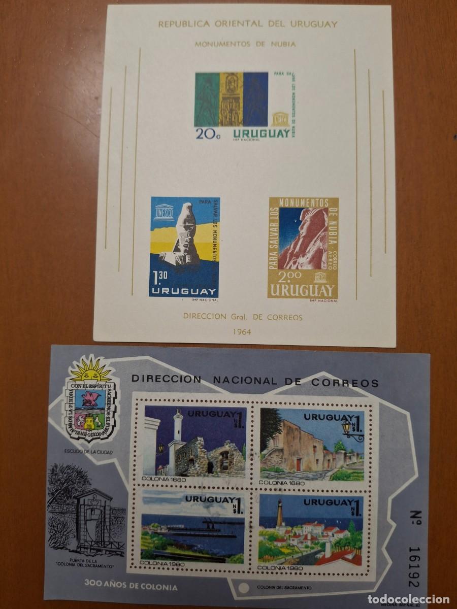Stamps: HB663 HOJITAS BLOQUE de URUGUAY en NUEVO ideal para tematicas (leer descripcion)