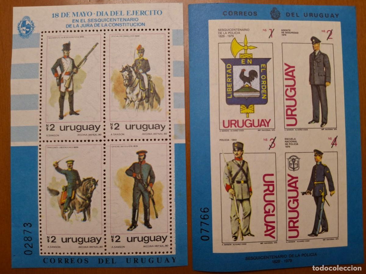Timbres: HB665 HOJITAS BLOQUE de URUGUAY en NUEVO ideal para tematicas (leer descripcion)