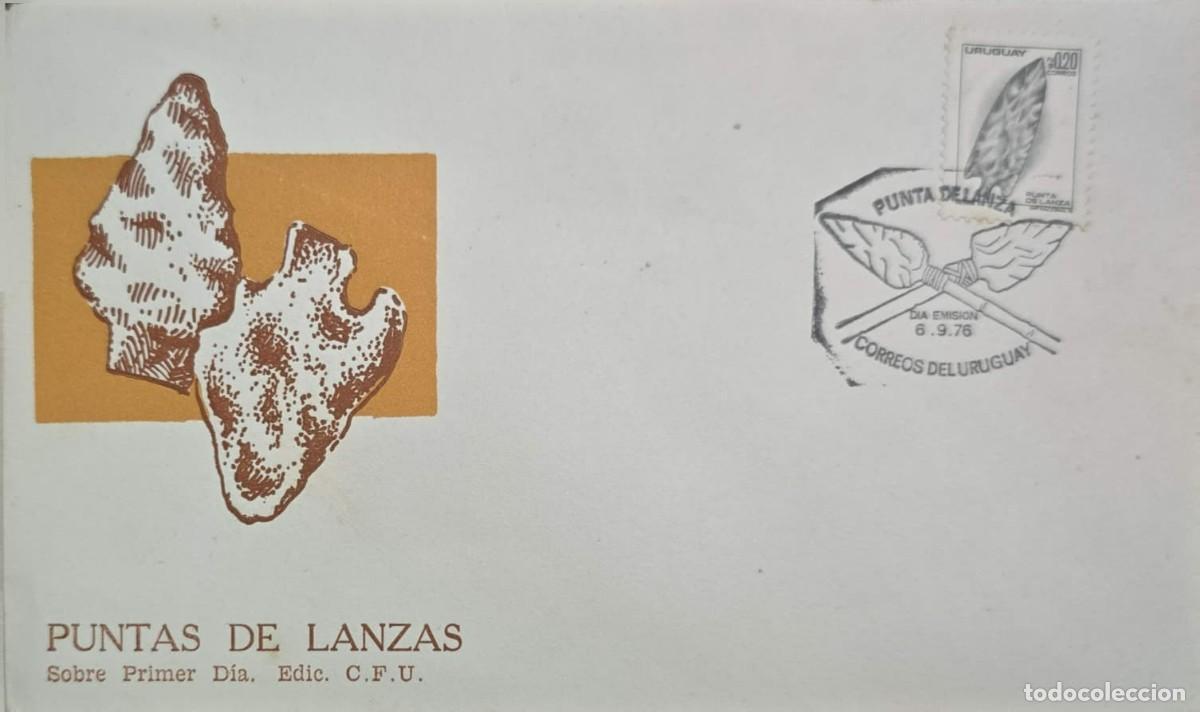 Sellos: TS) 1976 URUGUAY, FDC,SPEARHEAD NATIONAL ISSUE,VF.