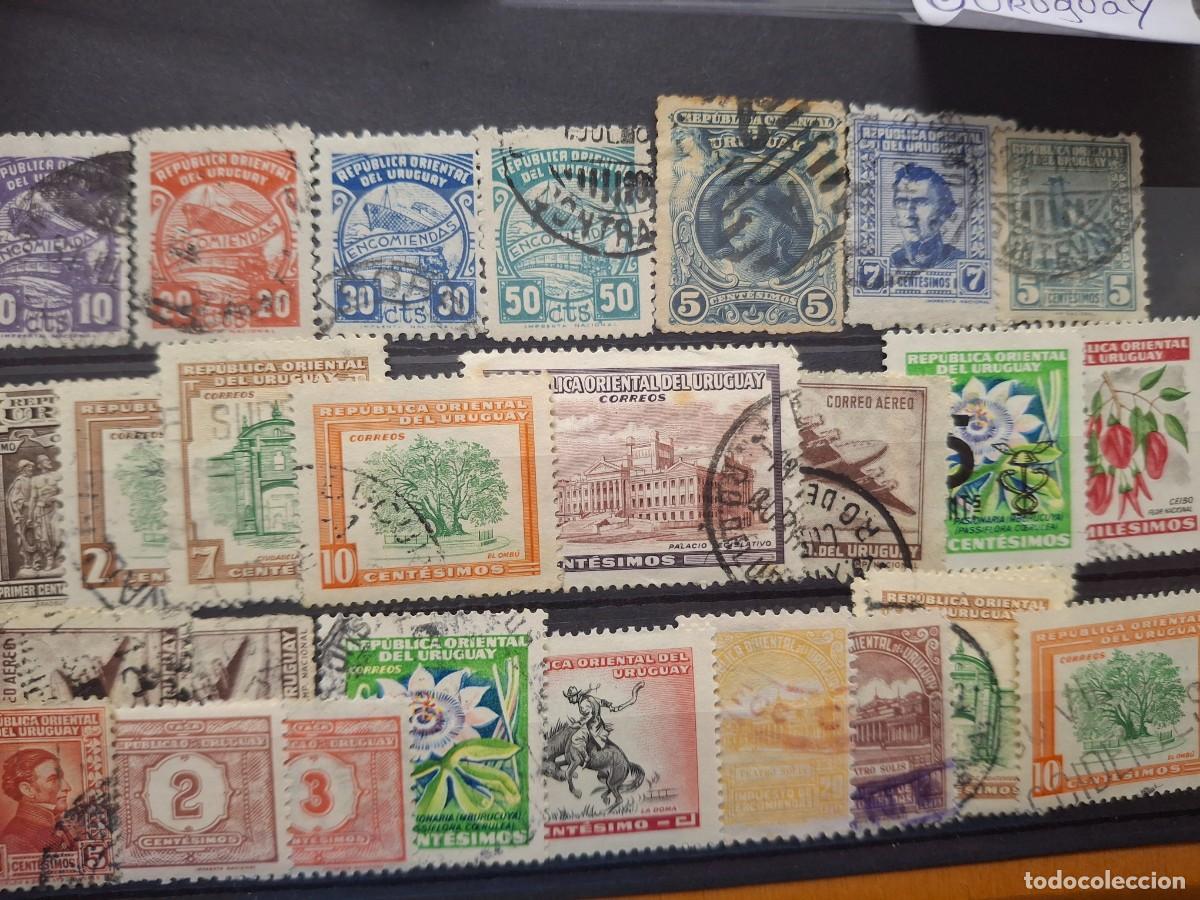 Selos: HB1233 SELLOS URUGUAY en usado ideal para tematicas