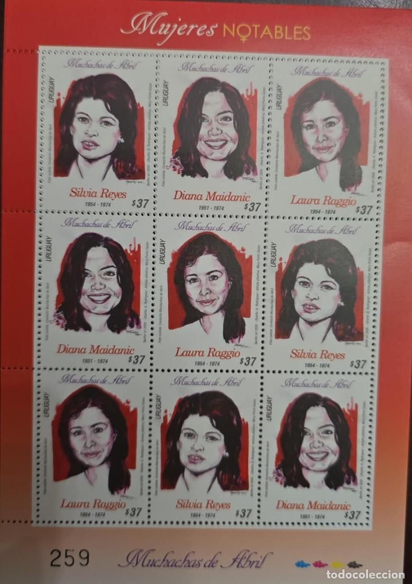 Briefmarken: O) 2026 URUGUAY, ROSARIO BARREDO 1949 - 1976 SOCIAL ACTIVIST, SHEET MNH