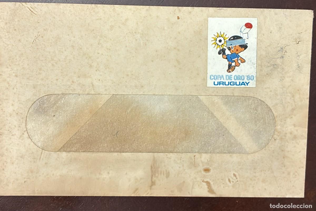 Briefmarken: TS.) 1976, URUGUAY, PAPER ENVELOPE WITH AN ACETATE WINDOW, BEARING AN AFFIXED STAMP FEATURING THE OF