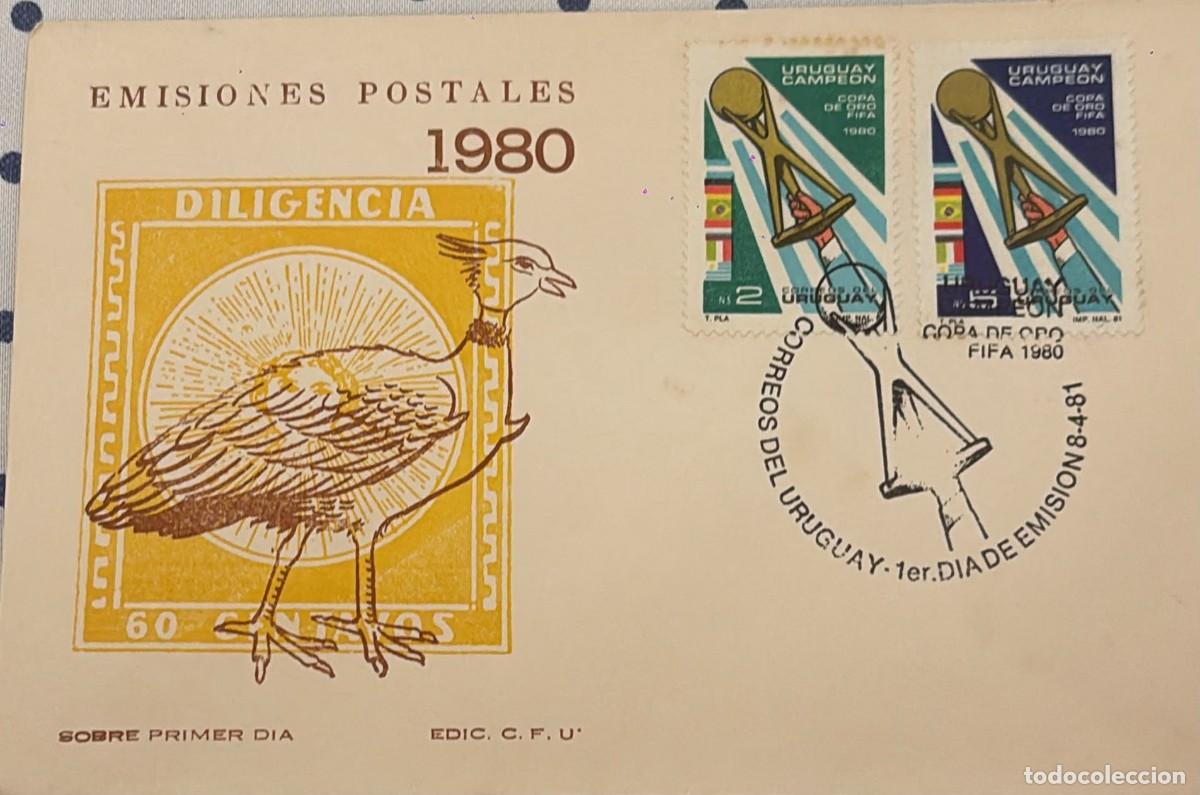 Sellos: TS.)1980, URUGUAY, FIRST DAY COVER, PRE-PRINTED WITH A COMMEMORATIVE DESIGN FEATURING A &rdquo;CHAJ&Aacute;&rdquo; (A B