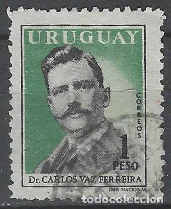 Sellos: URUGUAY 1959 - PERSONAJES - USADO