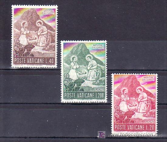 Sellos: VATICANO 438/40 SIN CHARNELA, NAVIDAD, - Foto 1