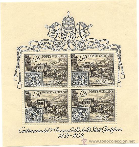Sellos: VATICANO 1952 YVERT HB N&ordm; 1 - Foto 1