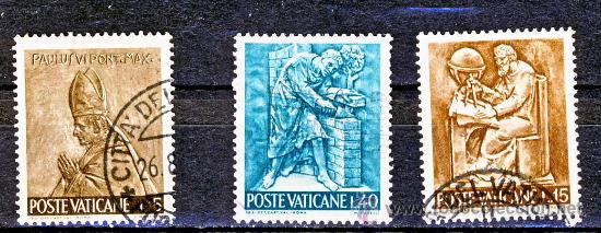 Sellos: VATICANO.- ARTES Y MAESTROS.- 1966.-(1) - Foto 1