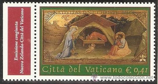 Sellos: VATICANO 2002 - NAVIDAD - YVERT N&ordm; 1282** - Foto 1