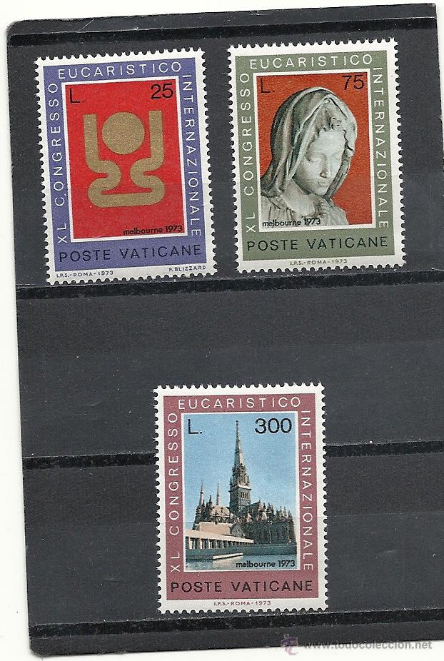 Sellos: VATICANO, YVERT N&ordm; 552/554**. - Foto 1