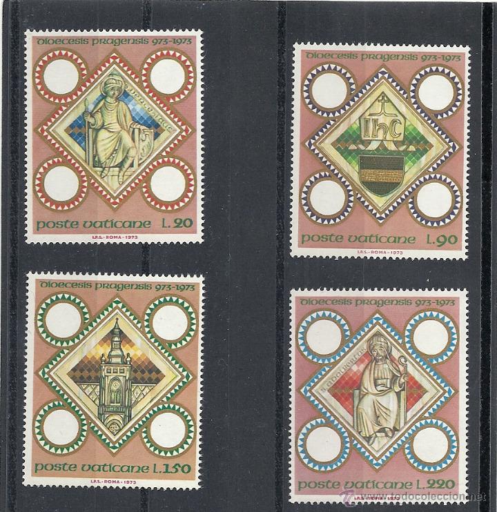 Sellos: VATICANO 1973, YVERT N&ordm; 562/563**. - Foto 1