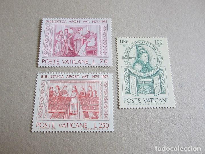 Sellos: VATICANO 1975, N&ordm; YVERT 603/5** - Foto 1