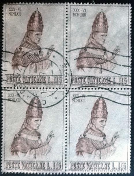 Sellos: BLOQUE DE 6 DEL YVERT 385.VATICANO. - Foto 1