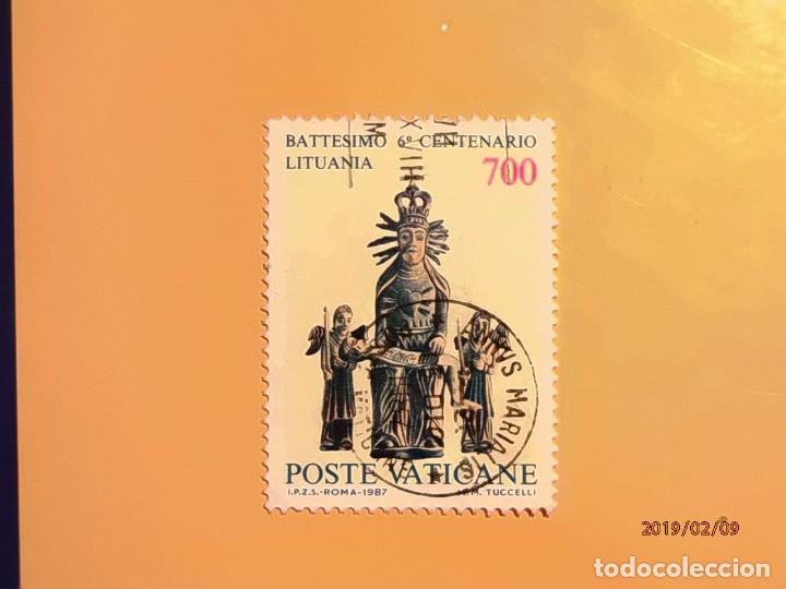 Sellos: VATICANO 1987 - 6&ordm; CENT. BAUTISMO DE LITUANIA. - Foto 1