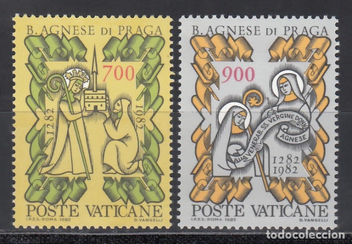 Sellos: VATICANO. 1982 YVERT N&ordm; 726 / 727  /**/, - Foto 1