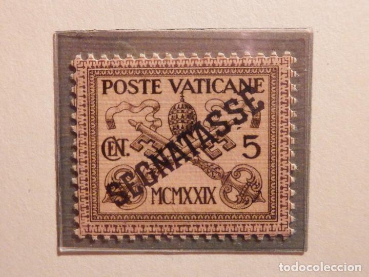 Sellos: Poste Vaticane, Timbre Taxe Tasas, Segnatasse. Ivert & Tellier Nº 1 al 6 Año 1931. Serie completa. - Foto 2 - 194154386