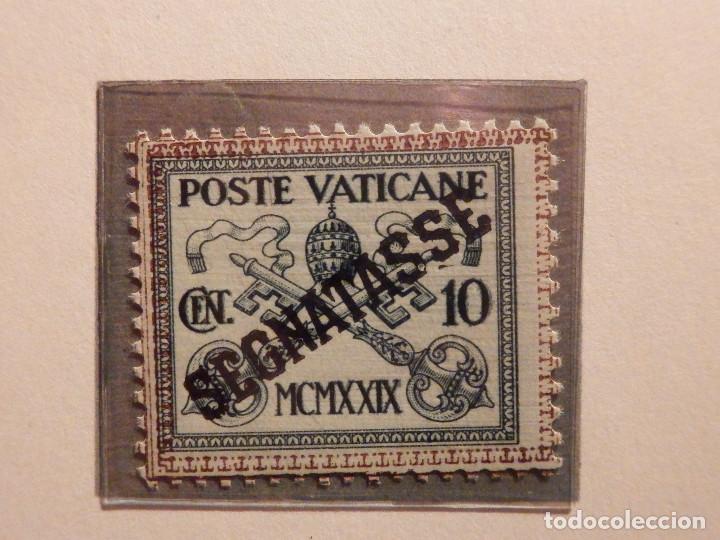 Sellos: Poste Vaticane, Timbre Taxe Tasas, Segnatasse. Ivert & Tellier Nº 1 al 6 Año 1931. Serie completa. - Foto 3 - 194154386