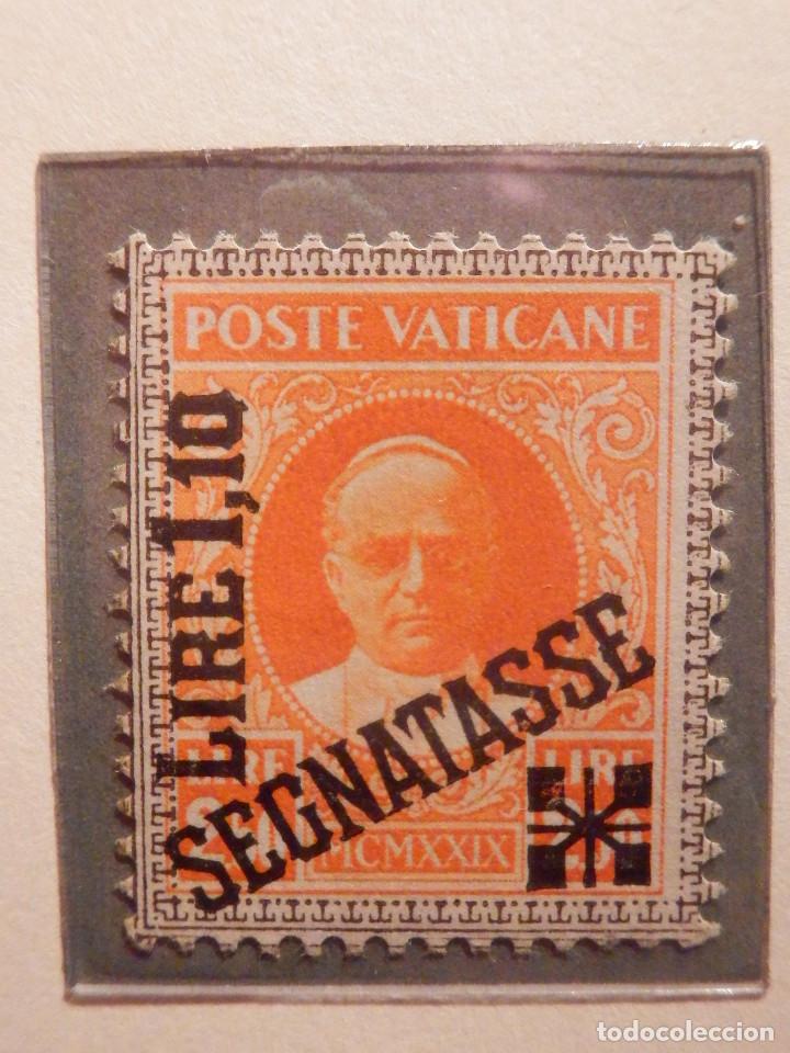 Sellos: Poste Vaticane, Timbre Taxe Tasas, Segnatasse. Ivert & Tellier Nº 1 al 6 Año 1931. Serie completa. - Foto 7 - 194154386