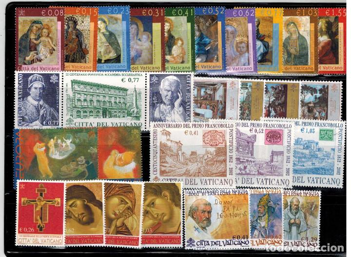 Sellos: A&Ntilde;O COMPLETO SELLOS DE VATICANO DEL 2002 - Foto 1
