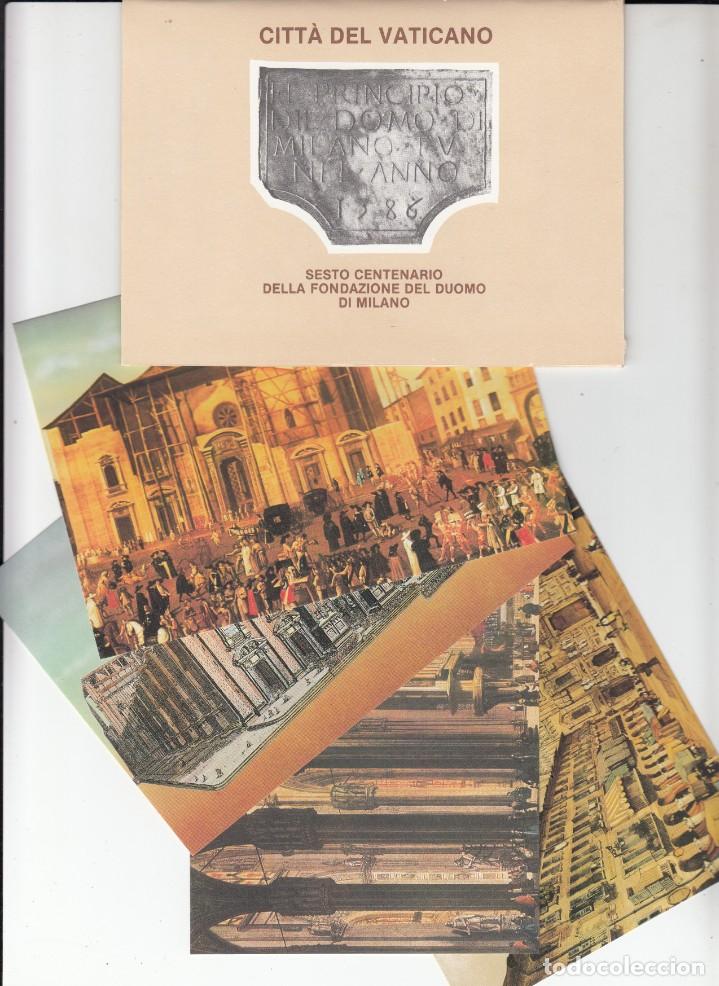 VATICANO - E.P - CARTOLINE POSTALI - 1986 - SESTO CENTENARIO FONDAZIONE DUOMO DI MILANO (Sellos - Extranjero - Europa - Vaticano)